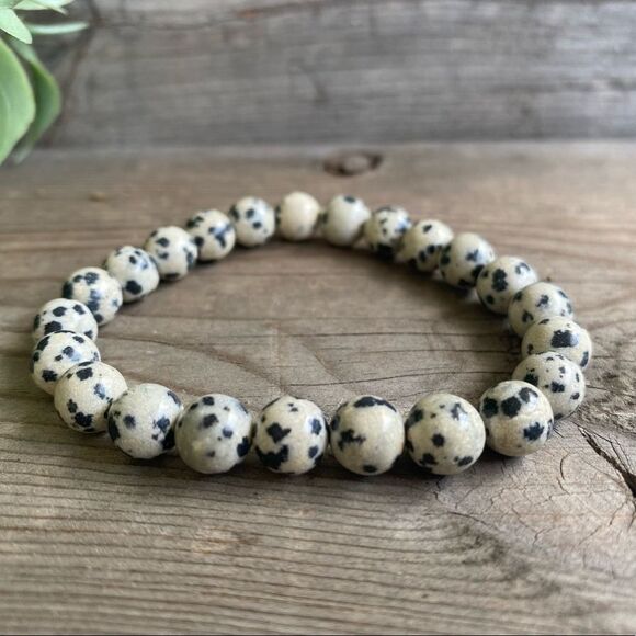 DALMATIAN Jasper Bracelet - Picture 1 of 3